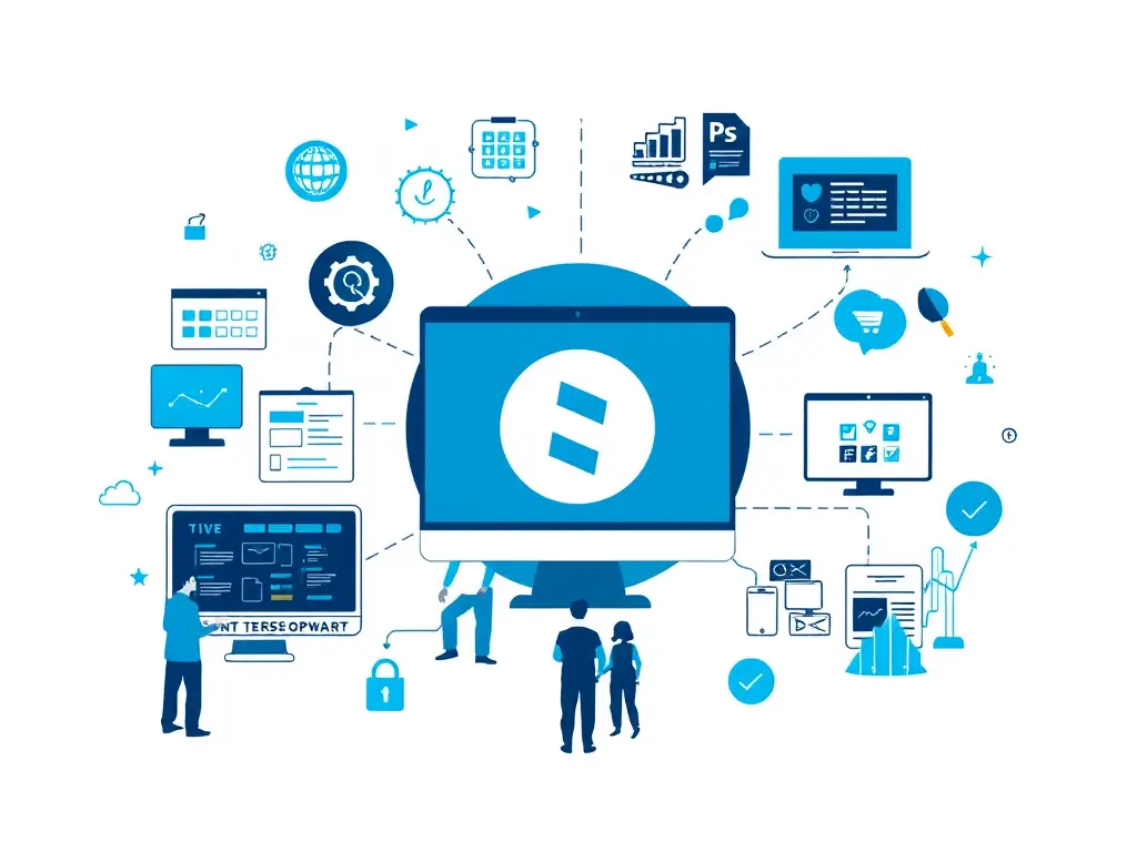 Software development workspace showing code editor and web development tools